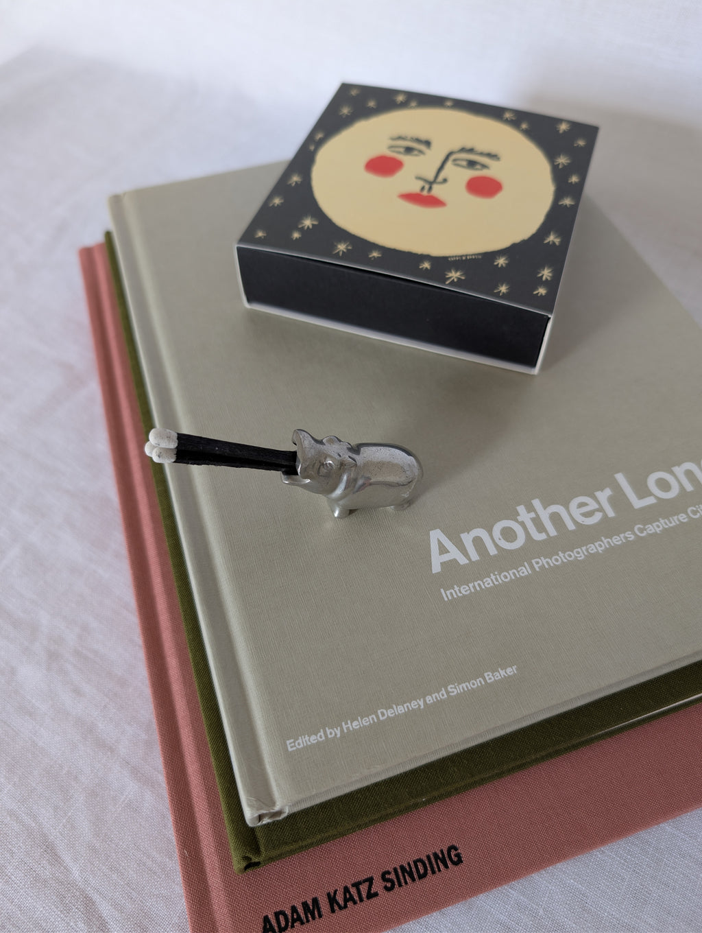 Just Andersen Pewter Hippo Pencil Holder