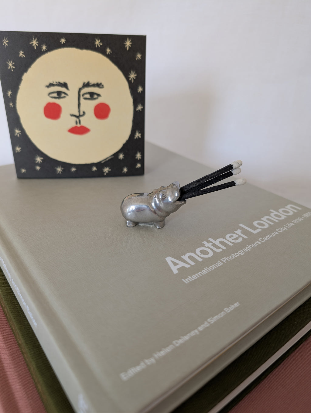 Just Andersen Pewter Hippo Pencil Holder