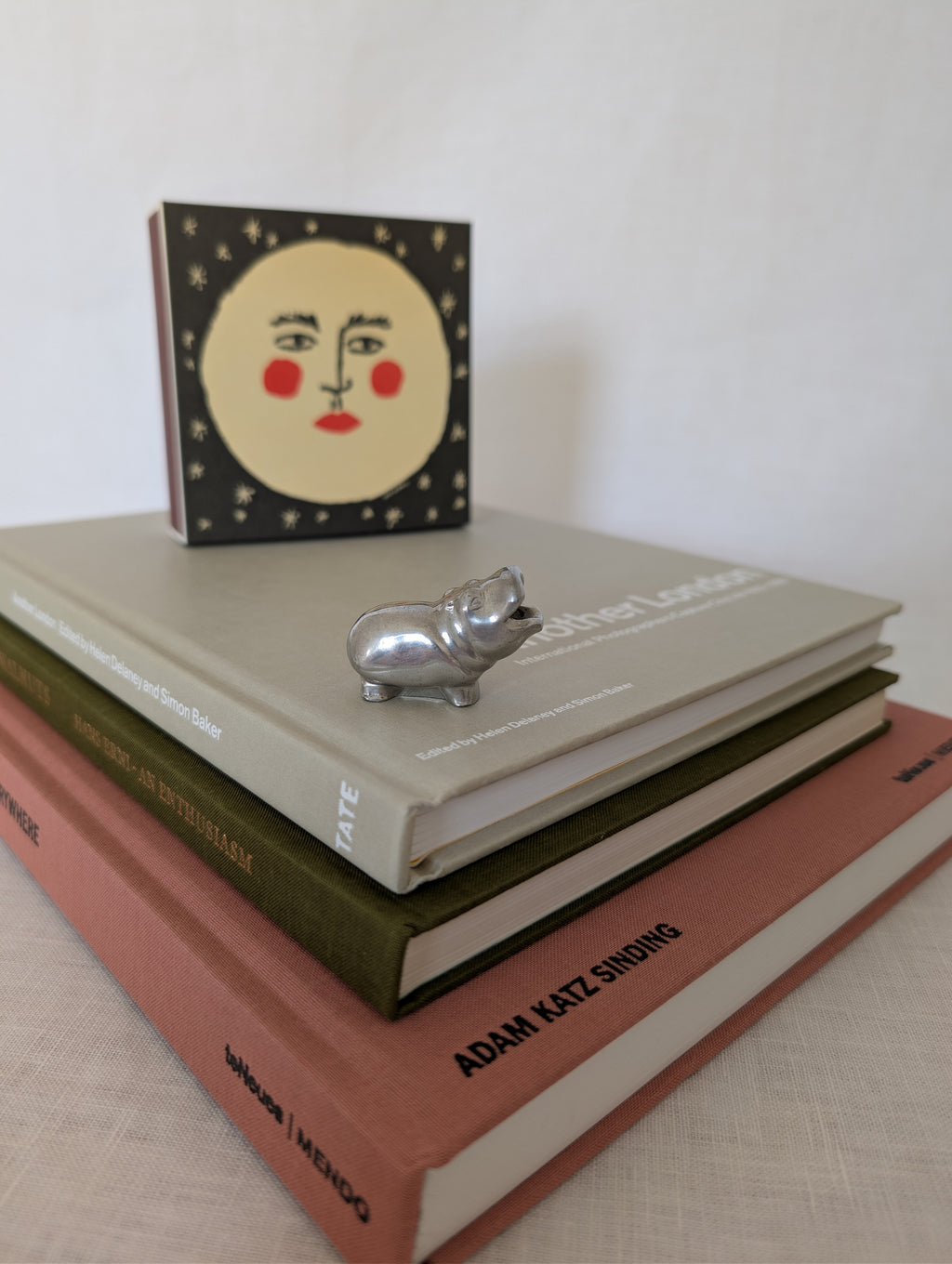 Just Andersen Pewter Hippo Pencil Holder
