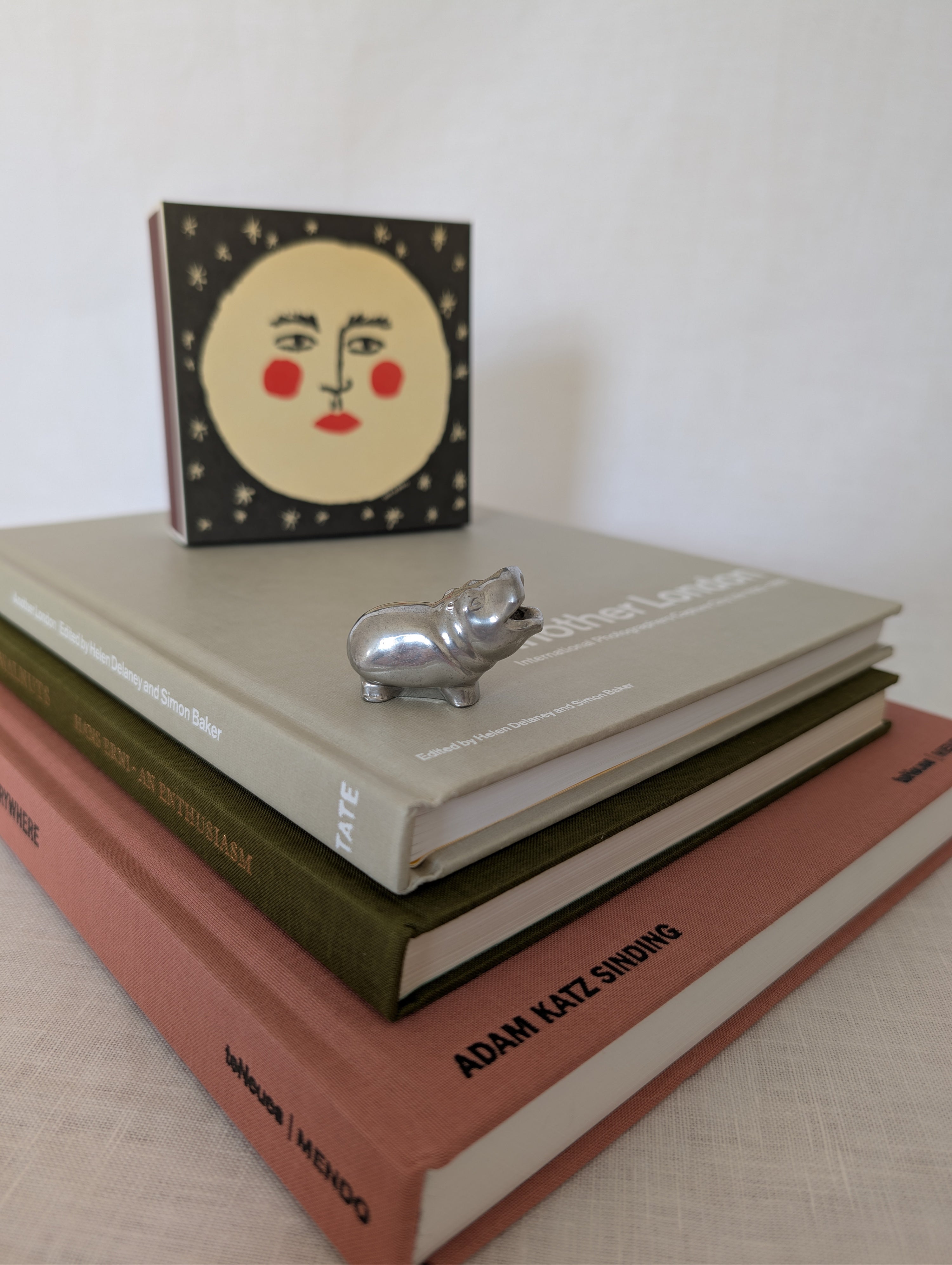 Just Andersen Pewter Hippo Pencil Holder