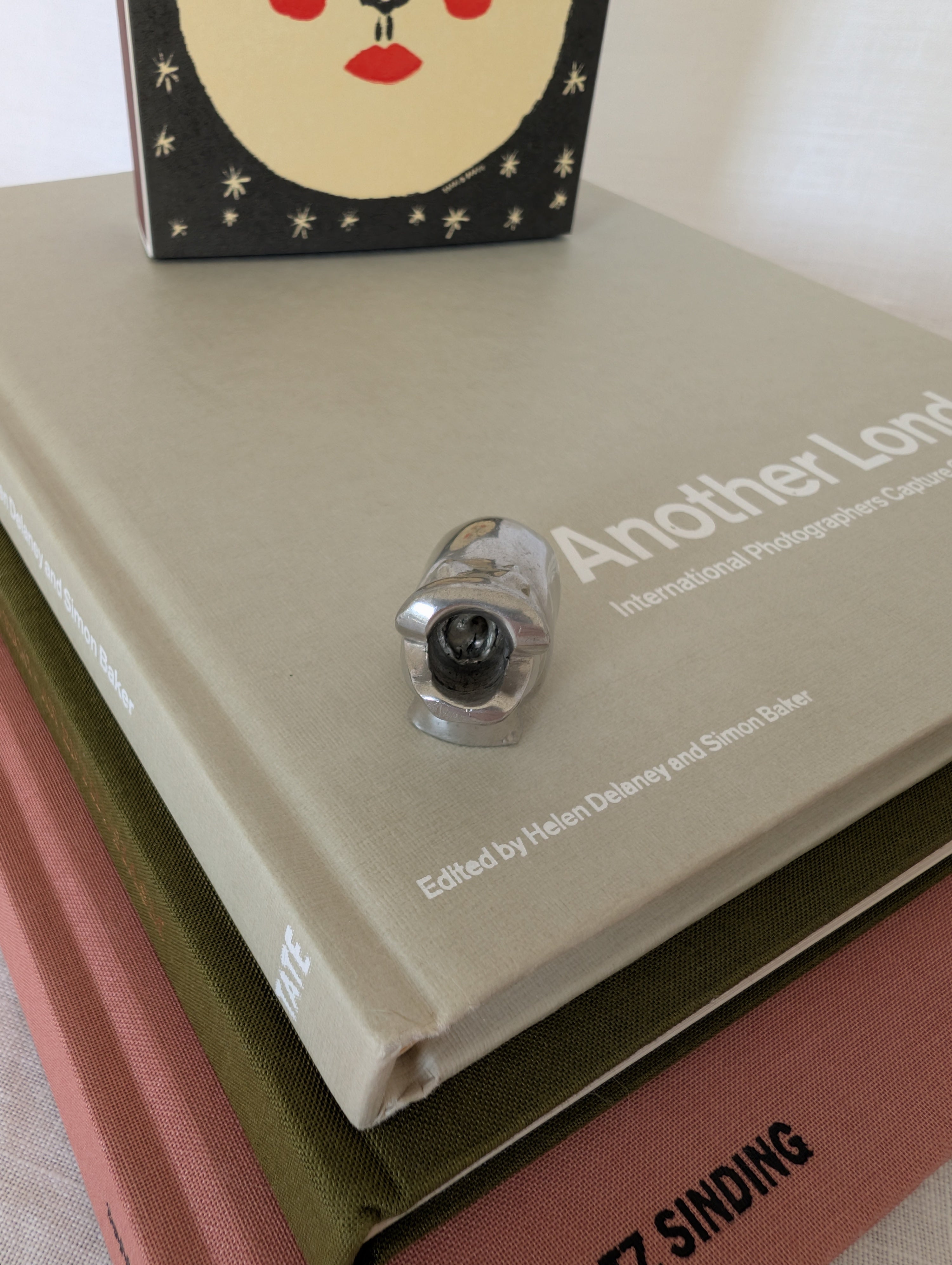 Just Andersen Pewter Hippo Pencil Holder