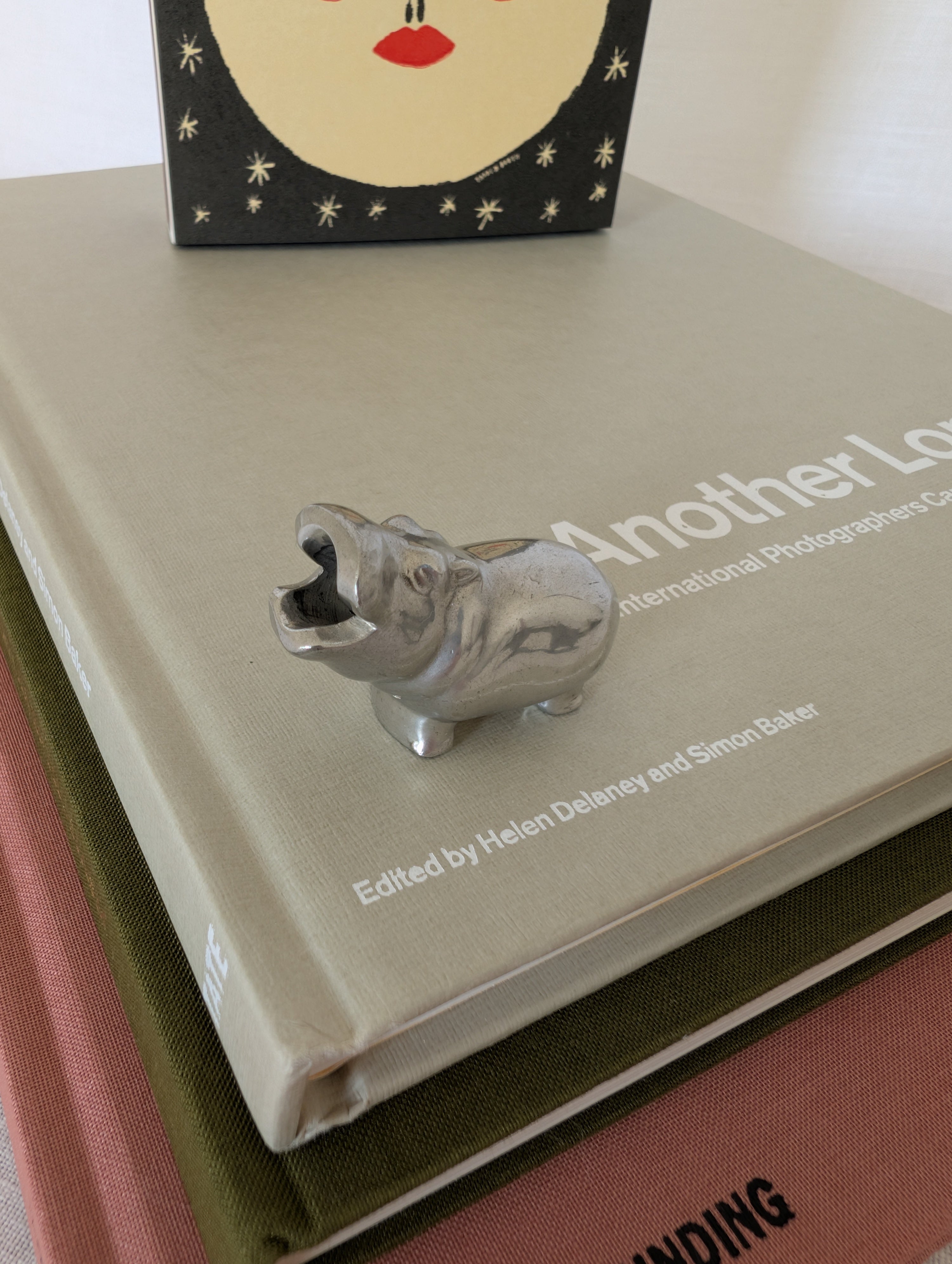 Just Andersen Pewter Hippo Pencil Holder