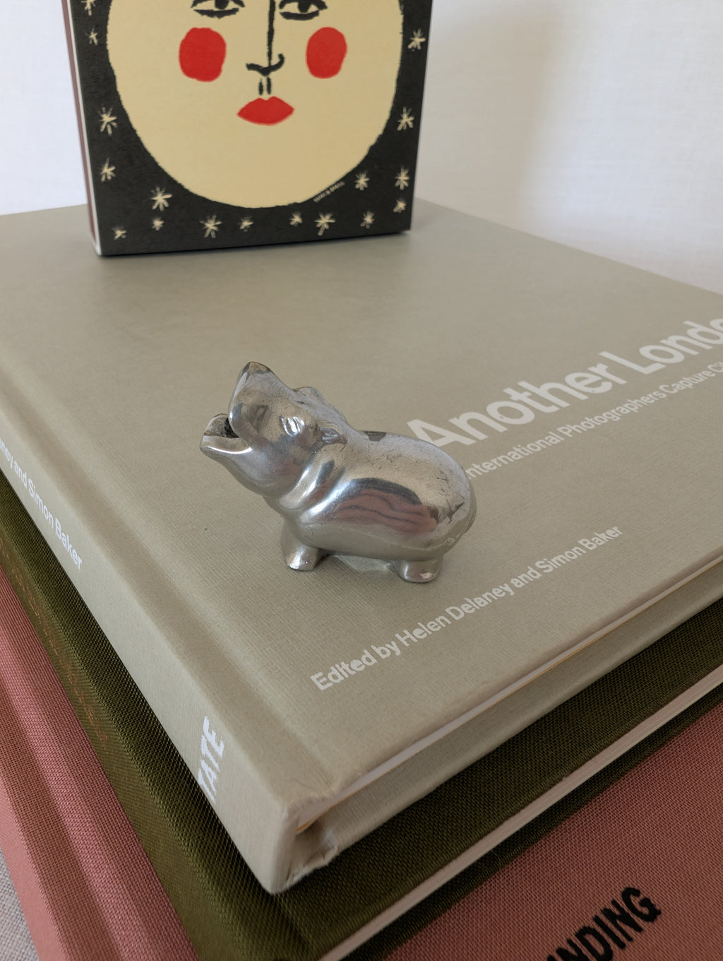 Just Andersen Pewter Hippo Pencil Holder