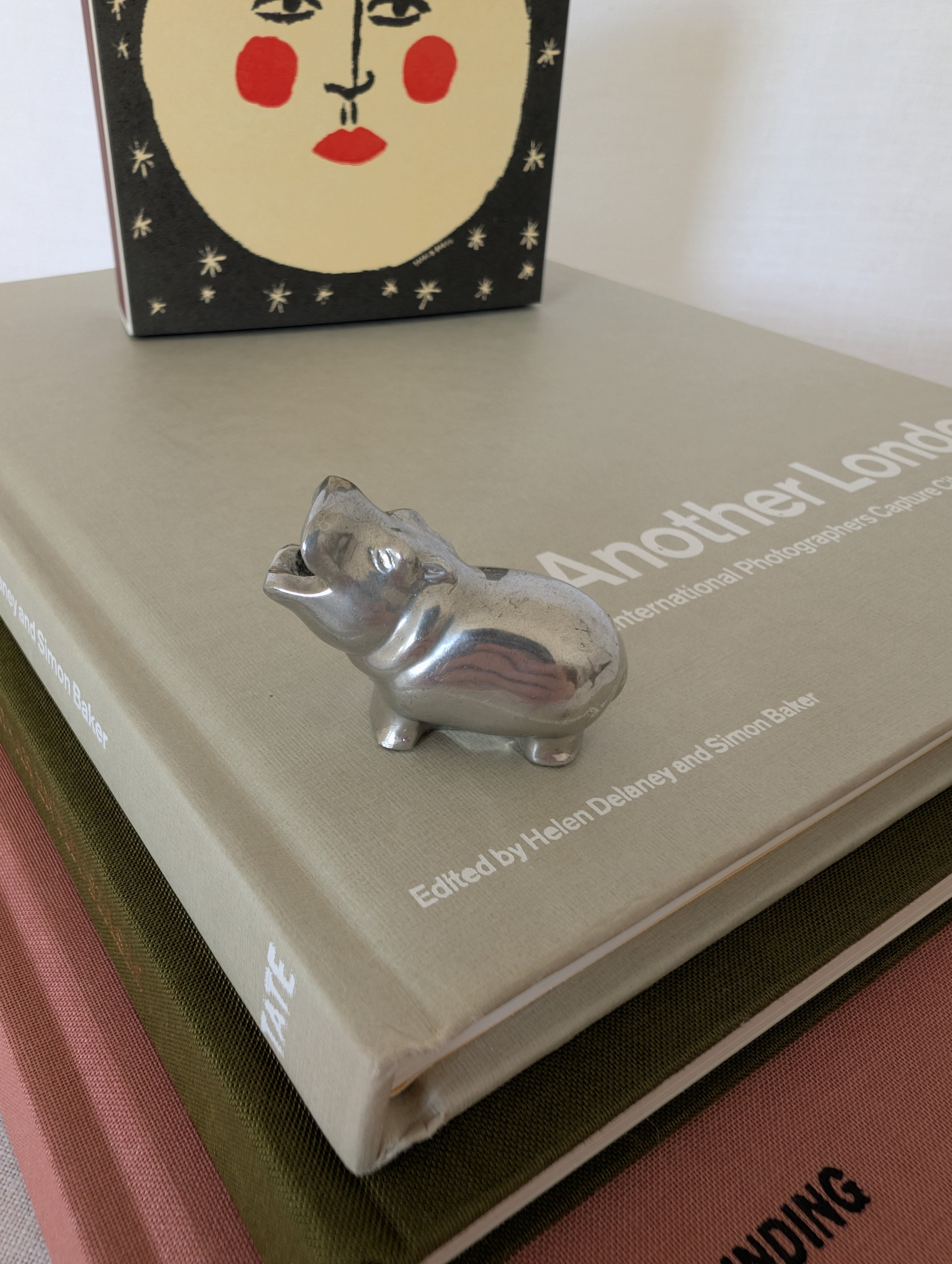 Just Andersen Pewter Hippo Pencil Holder