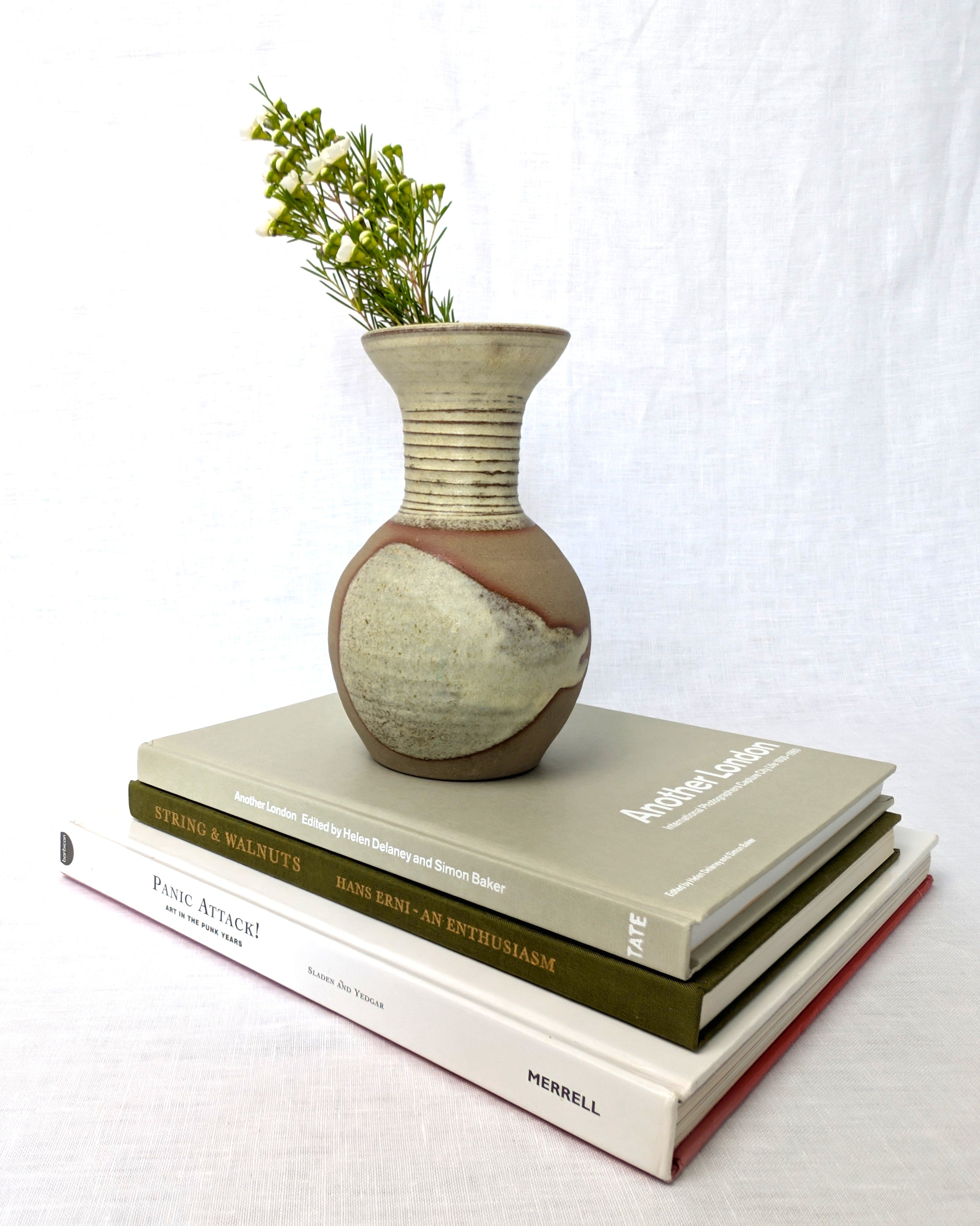 Vintage Minimal Studio Pottery Ceramic Vase