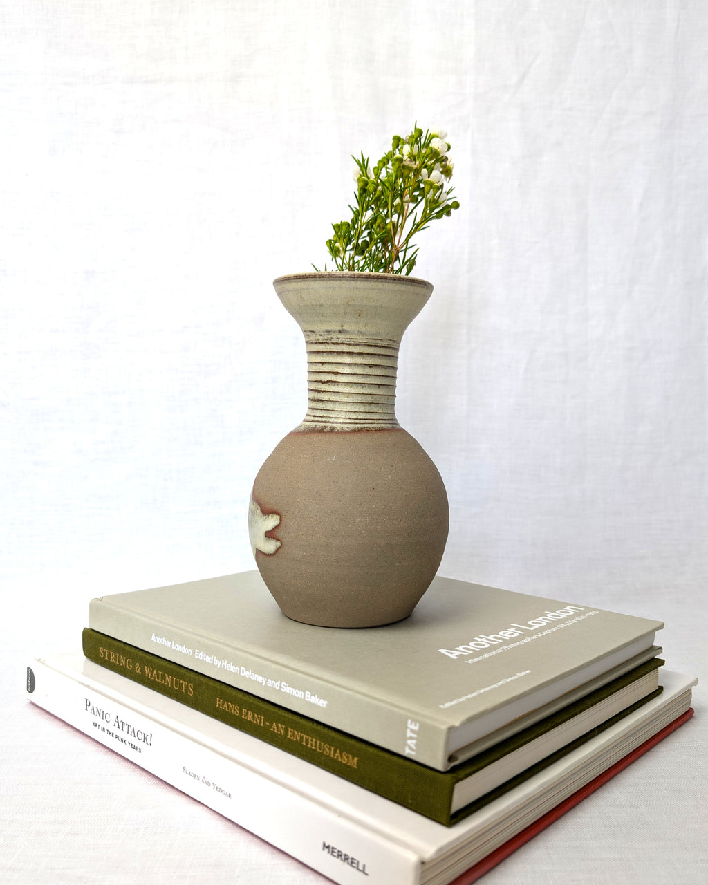 Vintage Minimal Studio Pottery Ceramic Vase