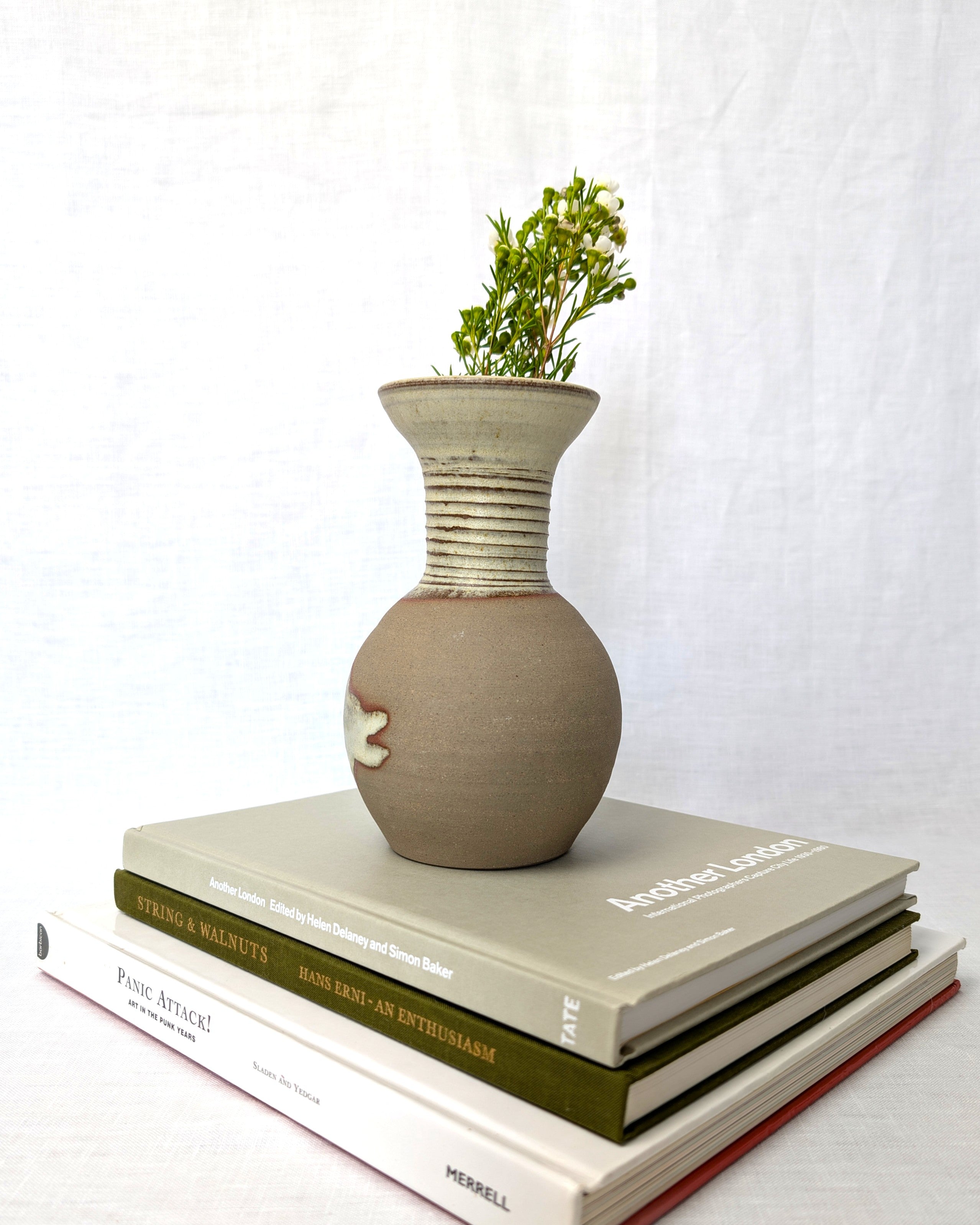 Vintage Minimal Studio Pottery Ceramic Vase
