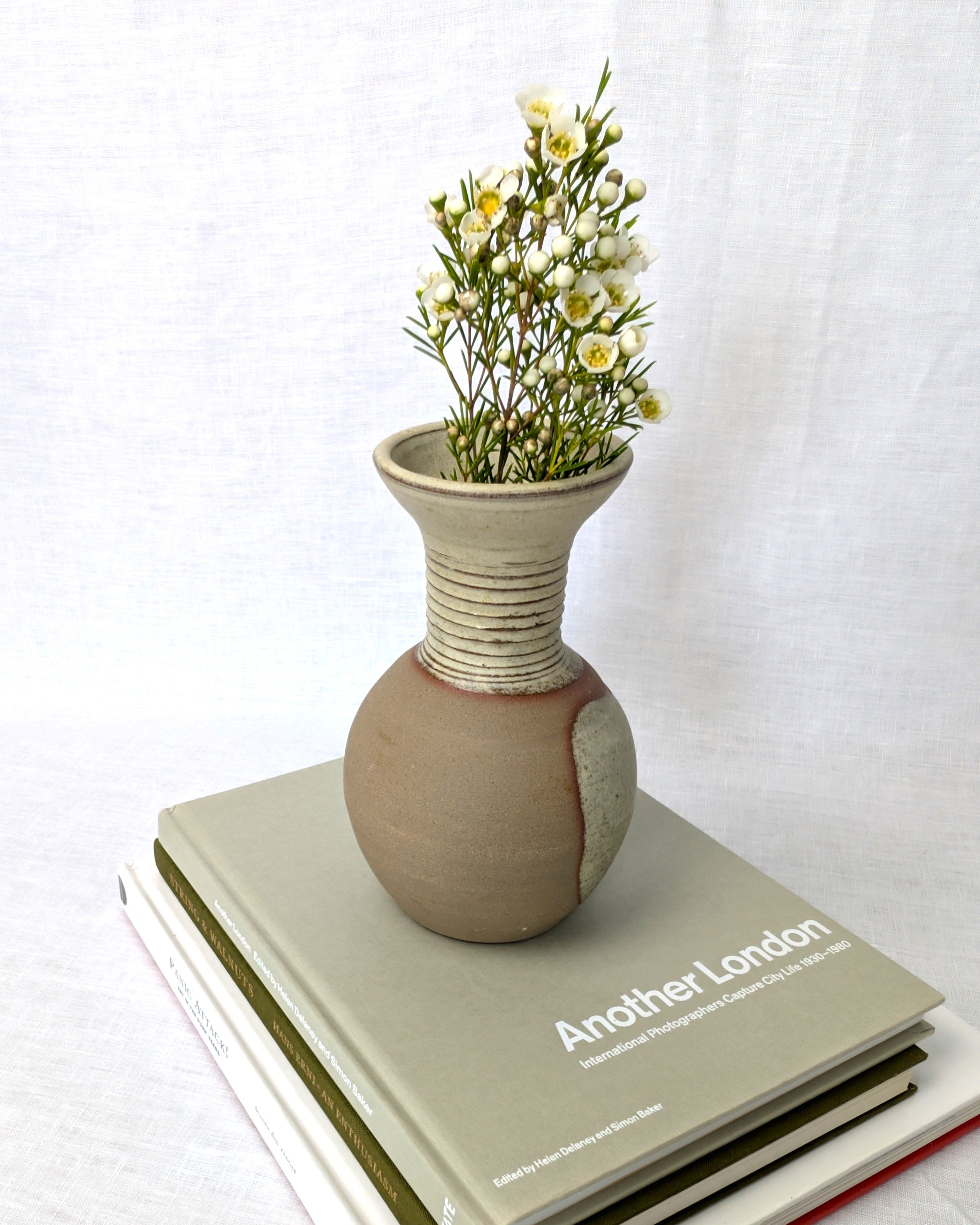 Vintage Minimal Studio Pottery Ceramic Vase