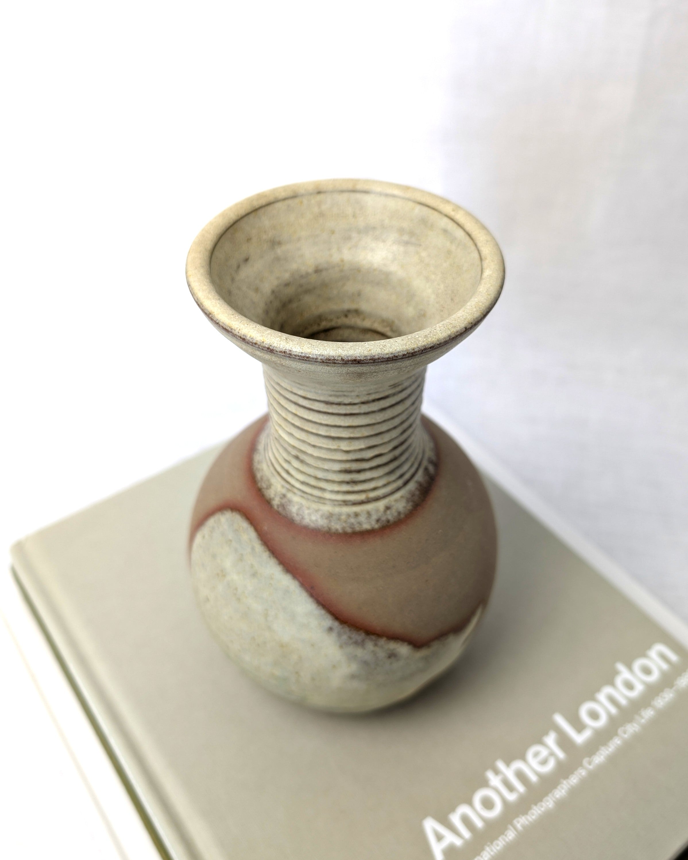 Vintage Minimal Studio Pottery Ceramic Vase