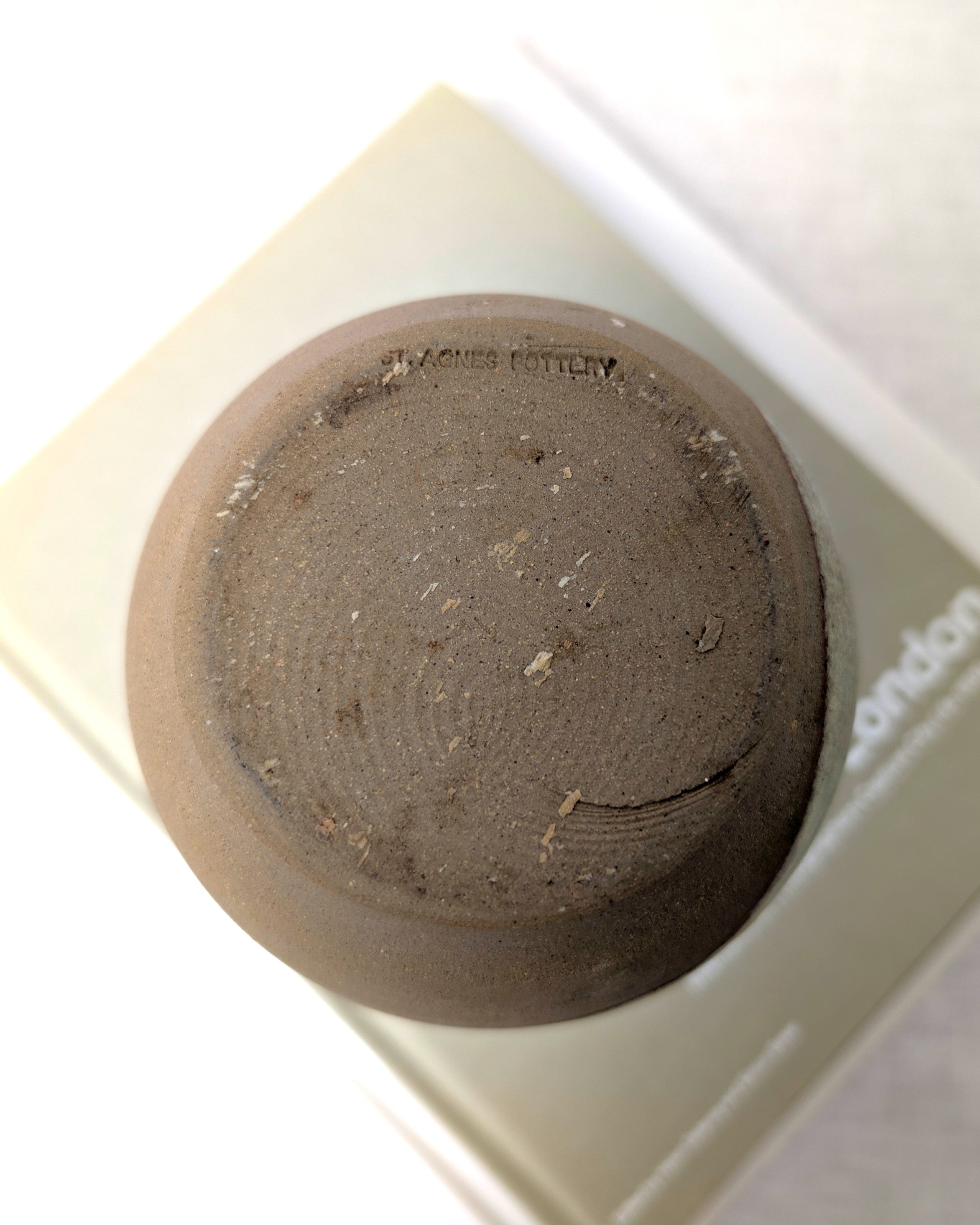 Vintage Minimal Studio Pottery Ceramic Vase