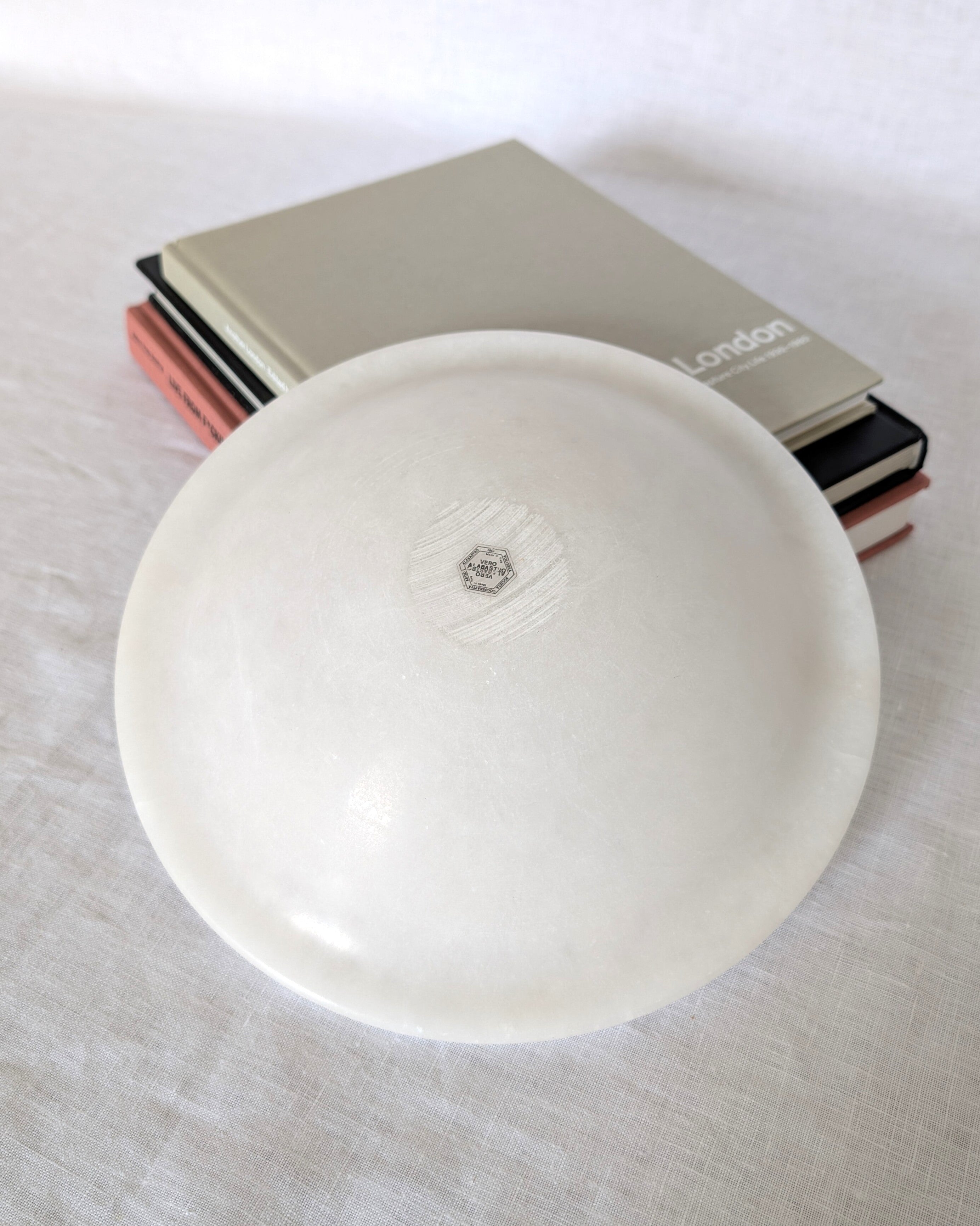 Vintage Art Deco Italian Alabaster Bowl