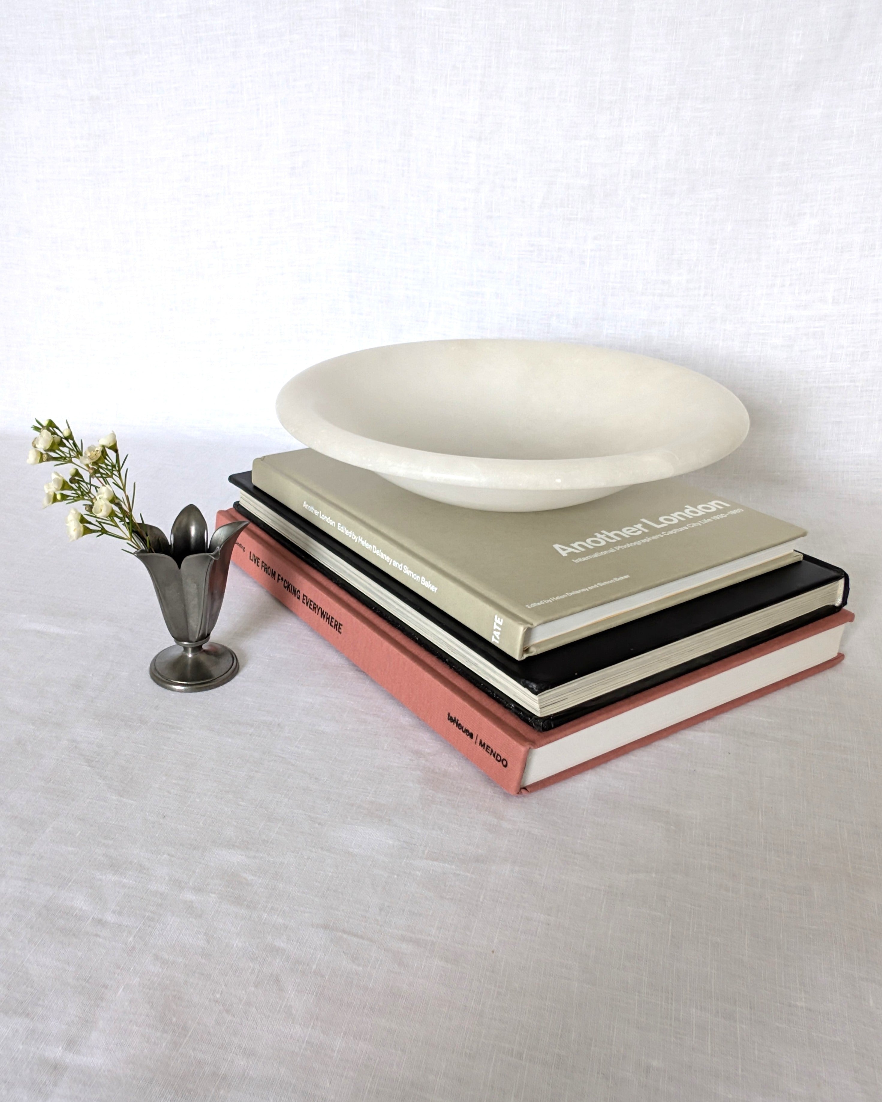 Vintage Art Deco Italian Alabaster Bowl