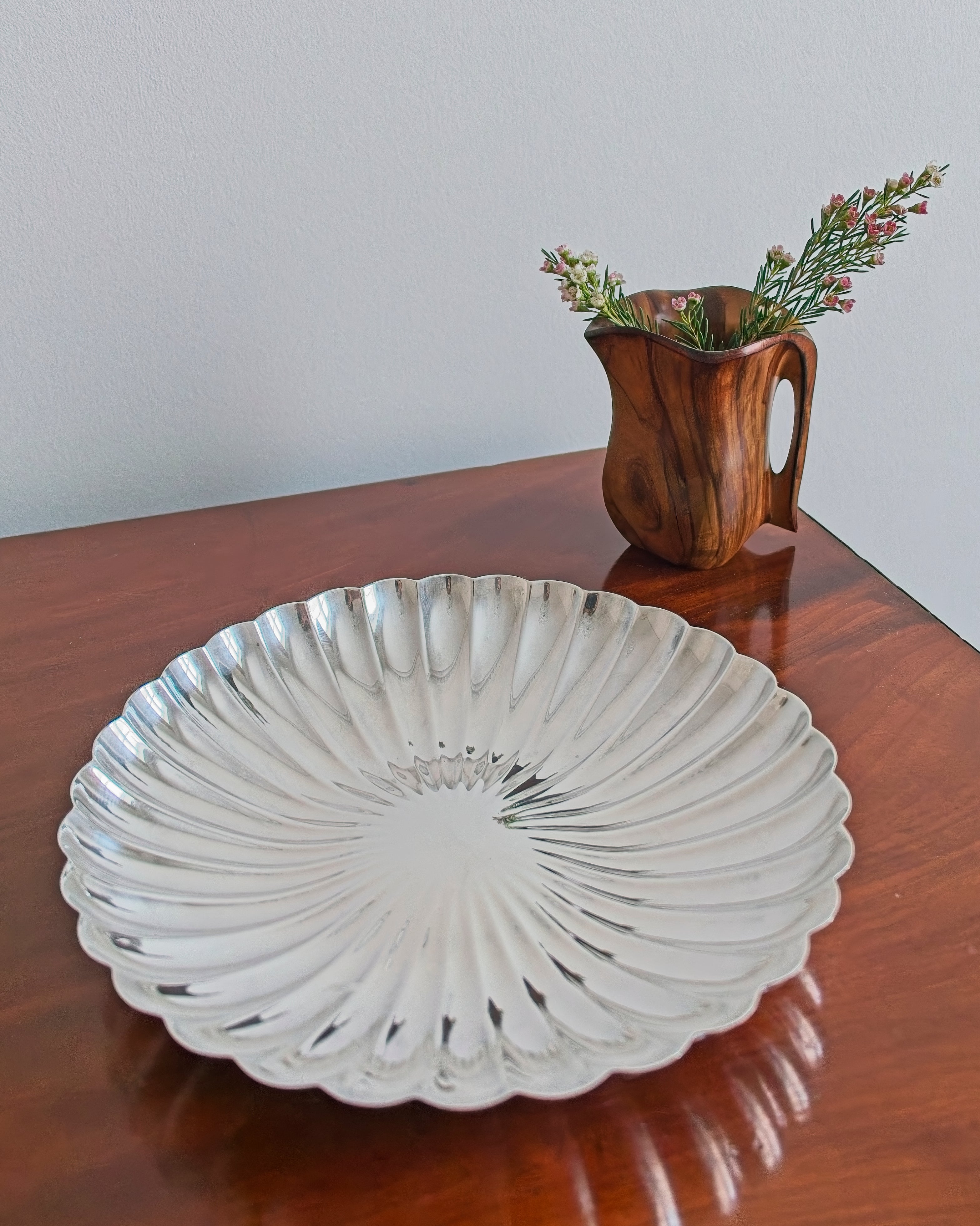 Elkington & Co Silver Plated Scalloped Bowl
